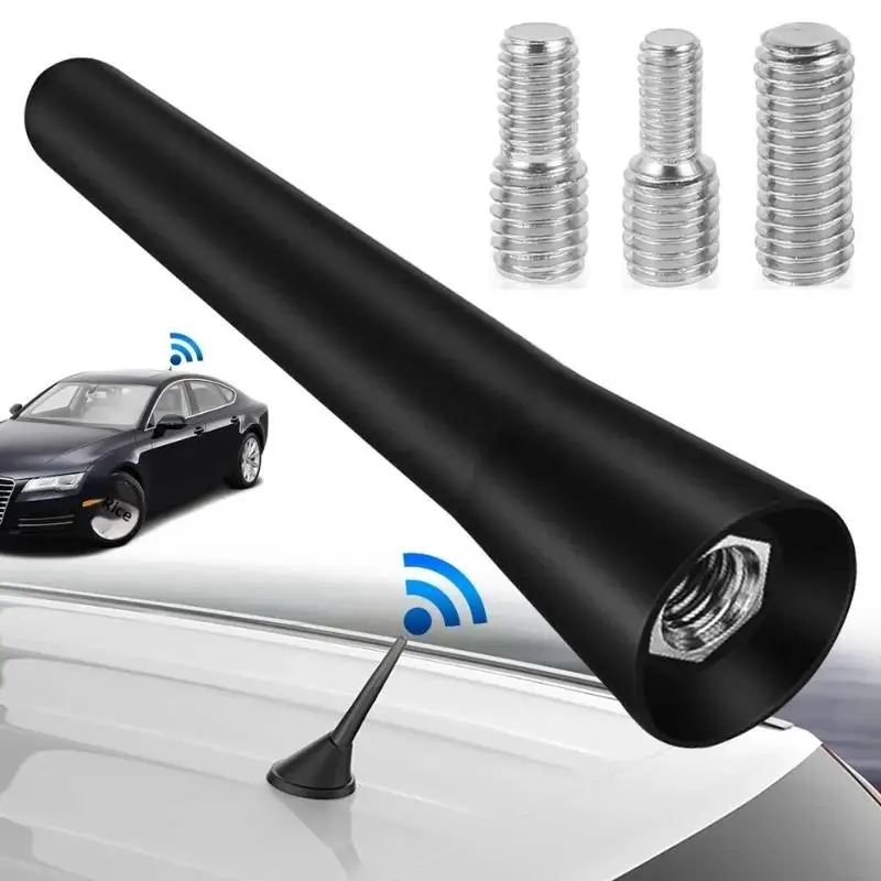 Car Antenna Mini Short Car Accessories Strong Radio Car Roof Fixer 6.5 Cm Long