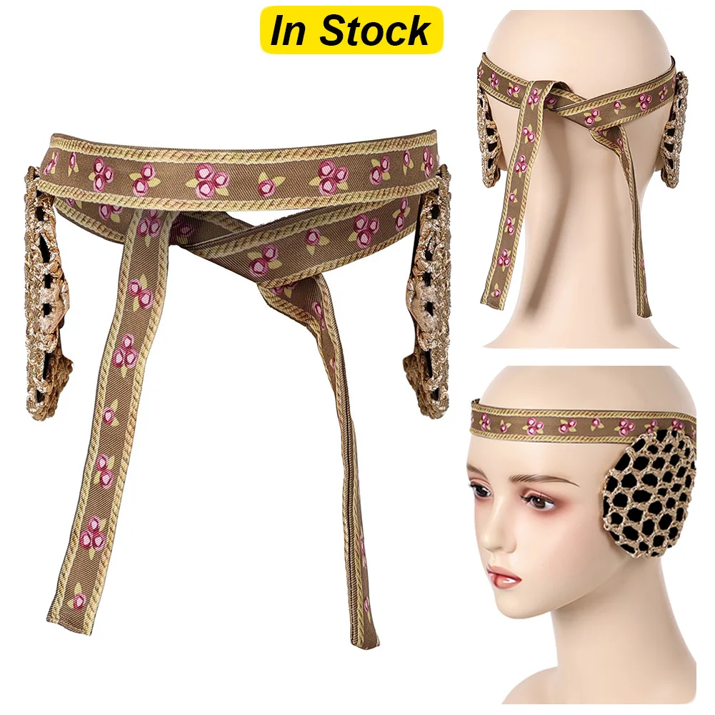 

Padme Cosplay Fantasy Amidala Headpiece Hair Headwear Movie Space Battle Cosplay Costume Wigs Accessories Women Fantasia Props