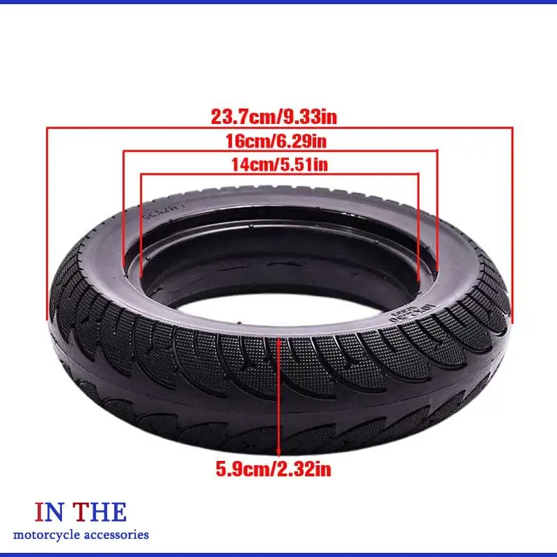 NEW Compatible with 6.5-inch scooter wheel repair parts, thickened 10 * 2.50 solid electric scooter tires