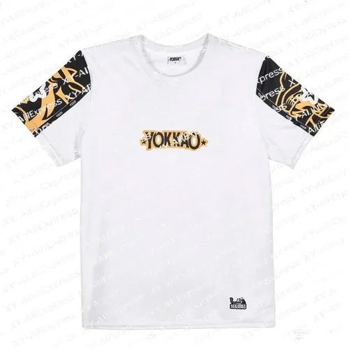 Modern Casual Sport Poster Jersey. Clean Bright White Base, Striking Tiger Print & Sleeve Pattern, Tough Authentic Sport Texture