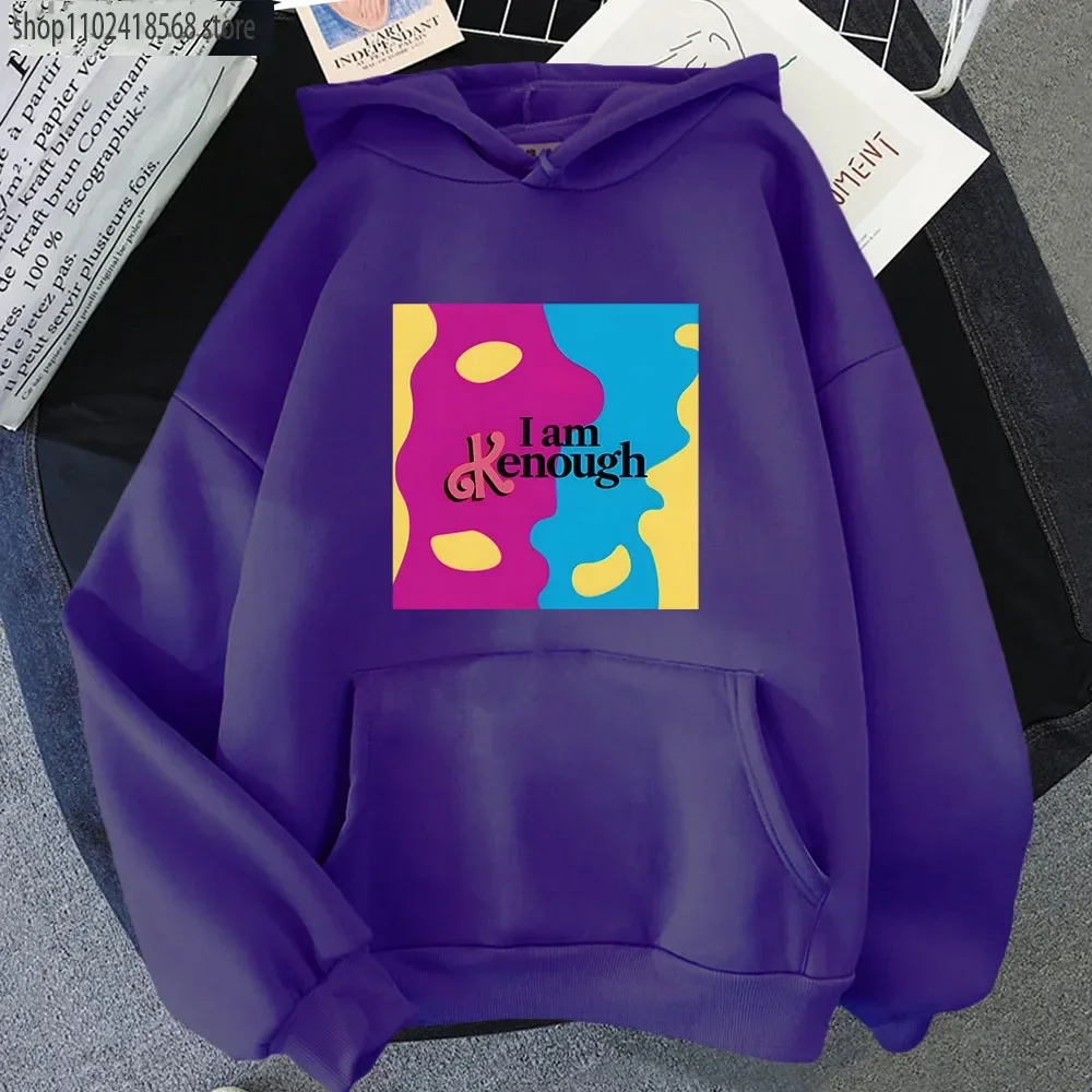 Hot Movie Ik Ben Kenough Sweatshirt Kleur Roze Print Hoodies Grappige Cartoon Kleding Vrouwen Streetwear Mannen Casual Unisex Sudaderas