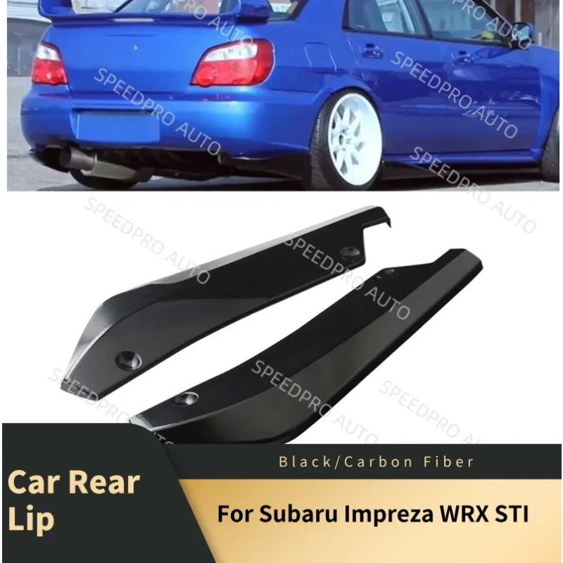 

Car Rear Bumper Lip Splitter Diffuser for S-ubaru Impreza WRX STI Scratch Protector Spoiler Extension Winglets Side Skirt Black