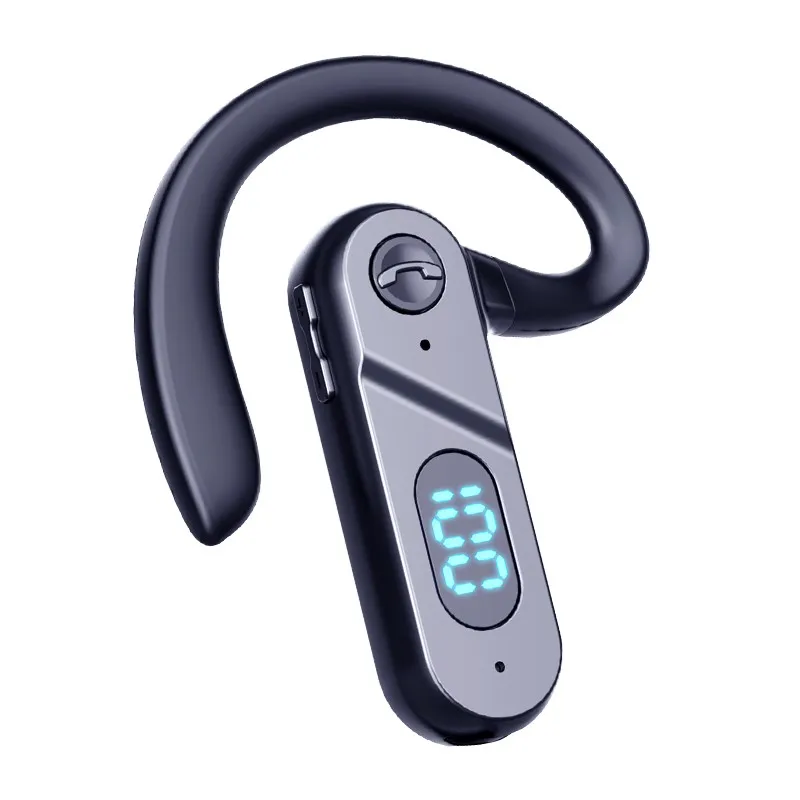 

New Wireless Headphones Bluetooth 5.2 Earphones With Mic Single Ear Hook Sport Business Handsfree Headset Waterproof TWS Earbuds