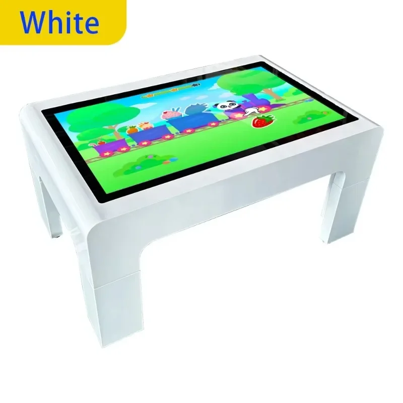 

In Stock Withe Color Touch Screen Game Table 32" 43" Free Children Games Interactive Table Smart For Kids In School