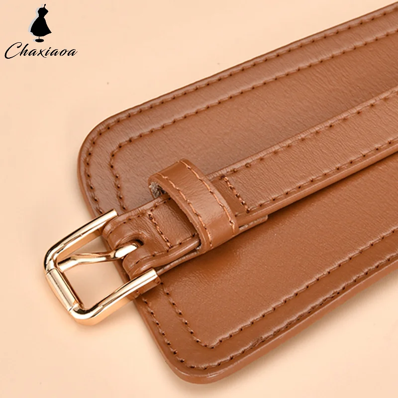 Cinture larghe dimagranti in pelle PU per soprabito, cintura elastica per il corpo per cinture da donna Cinture con cinturino Accessori per cappotti