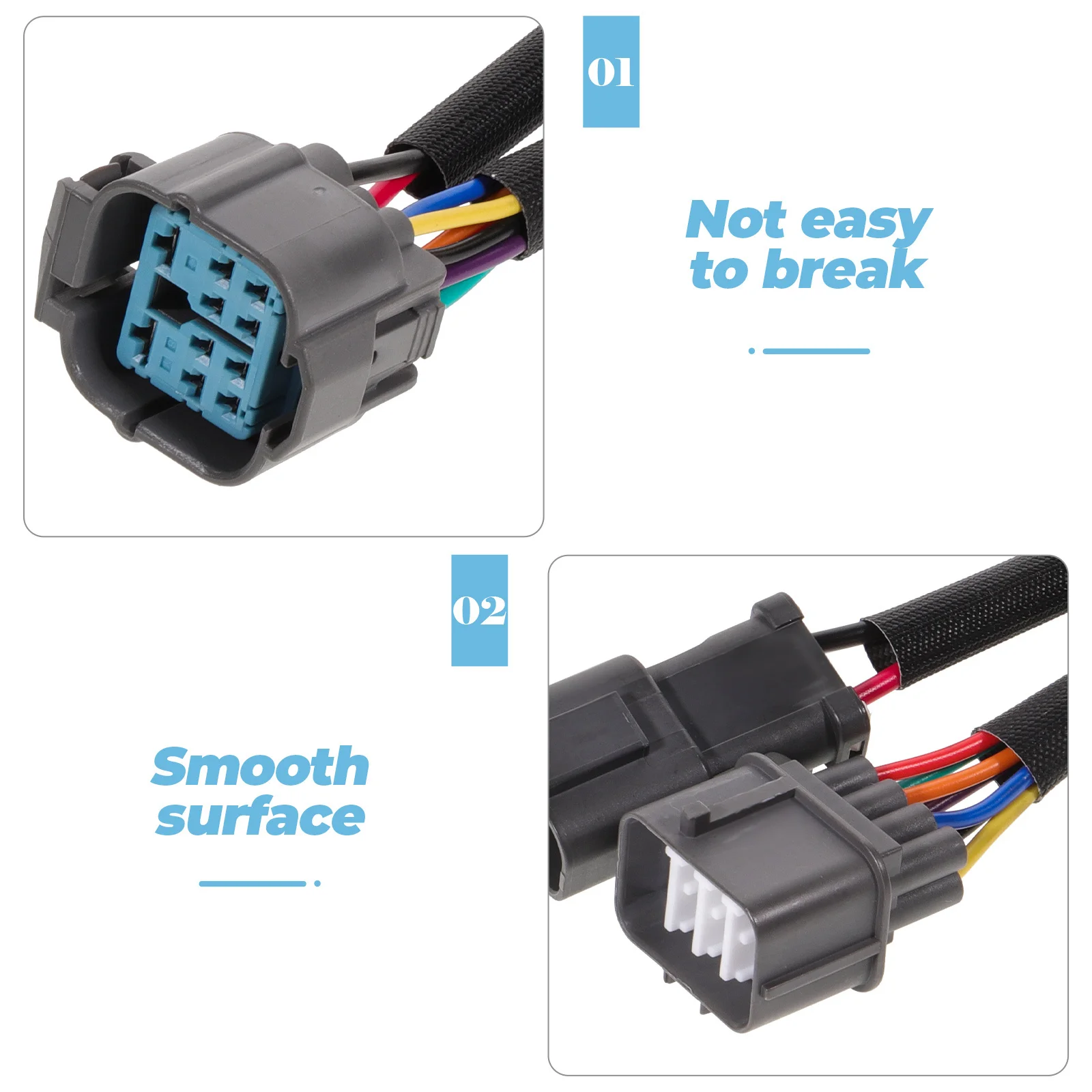 

Engine Harness Distributor Jumper Harness Obd1 to Obd2 10-Pin Easy Install Stable Connection Car Accessory Car Accessory