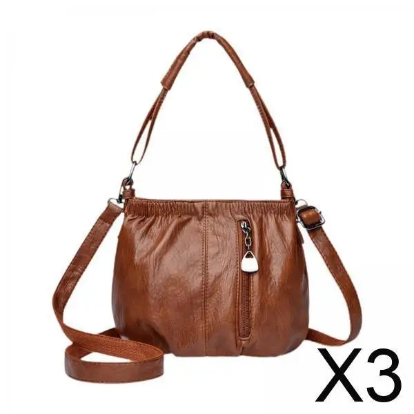 

Women's Handbag Soft PU Leather Shoulder Bag Large Capacity Tote Fashion Crossbody Bag for Daily Use