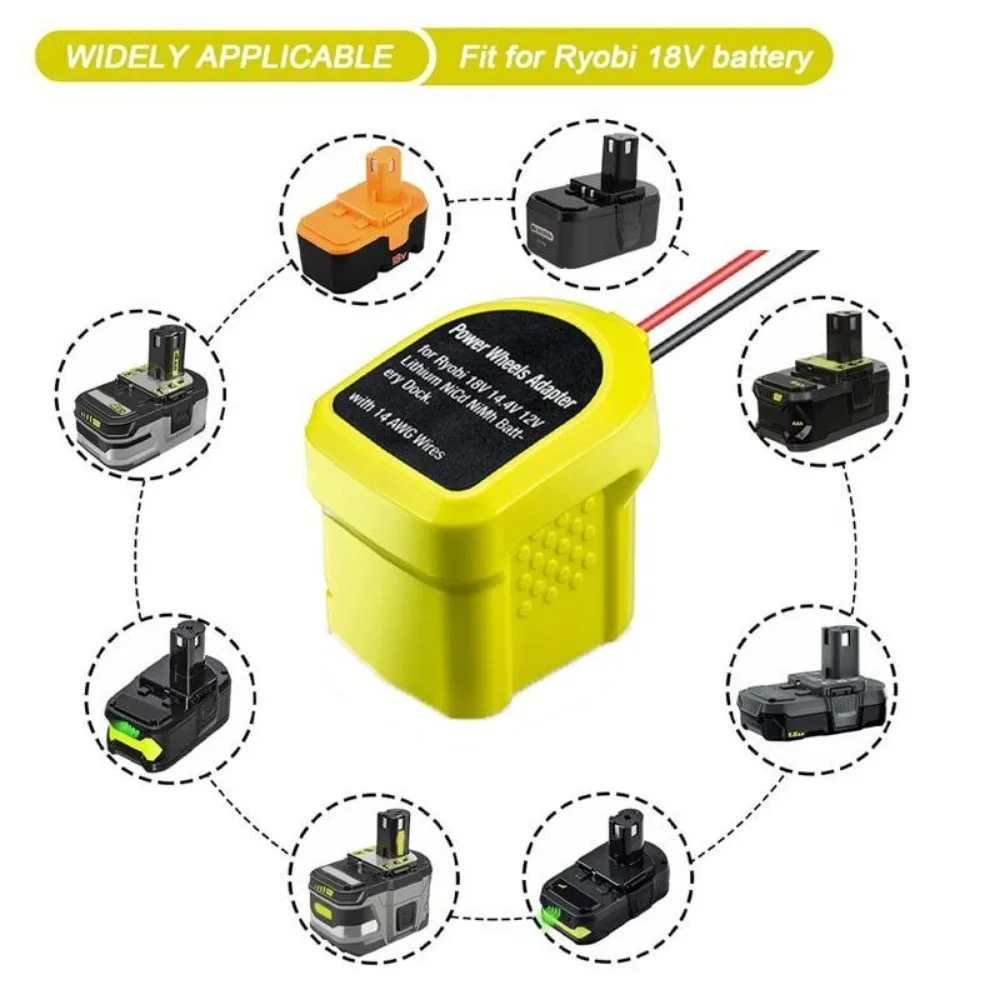 Imagem -04 - Conversor Step Down para Ryobi 18v Li-ion Roda Elétrica Faça Você Mesmo Buck Boost Regulador de Tensão dc 18v a 12v 10a 120w