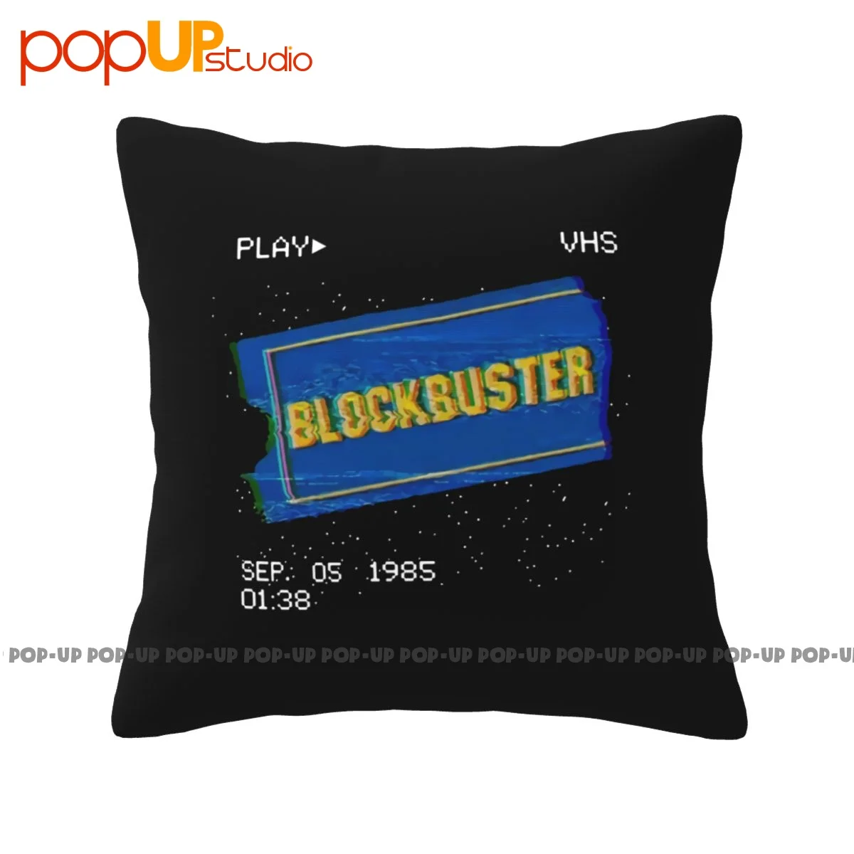 Funky Blockbuster Video Games Vintage Store Pillowcase Throw Pillow Cover Vintage Customized Cushion Cover