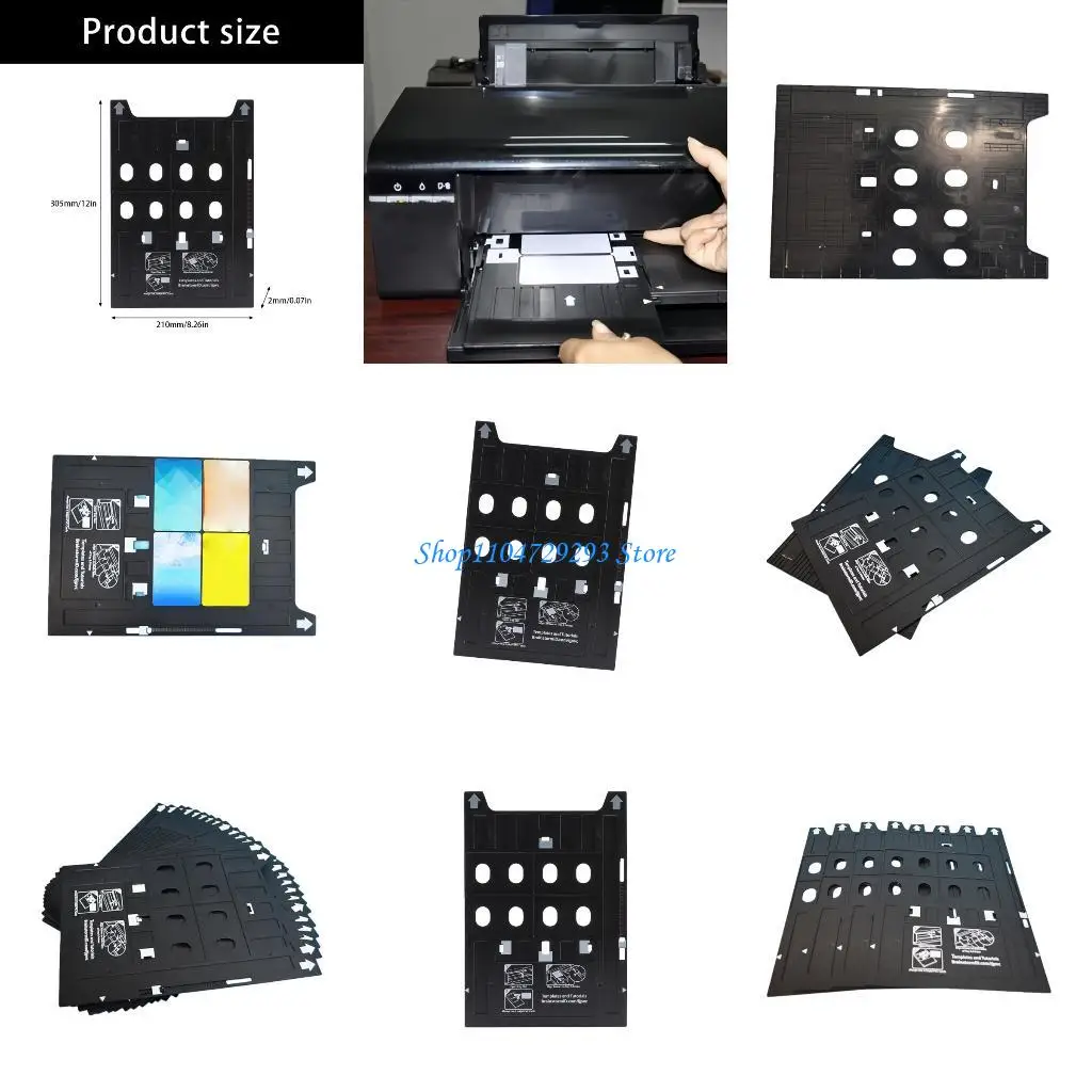 Y2GD Ergonomic PVC Identification Card Tray Plastic Card Printing Tray Replacement for 1400 1410
