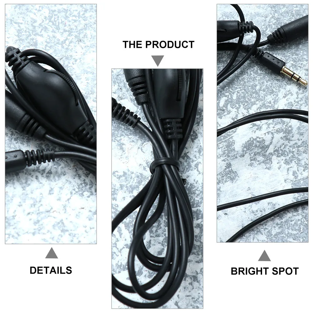 AUX Audio Extension Cable 1M Male to Female 35mm Cord for Car Headphones Speakers Home Stereo