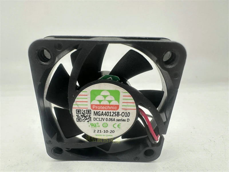 1 шт. для MAGIC MGA4012SB-O10 DC 12 В 0,06 А 40x40x10 мм охлаждающий вентилятор для сервера 2PIN