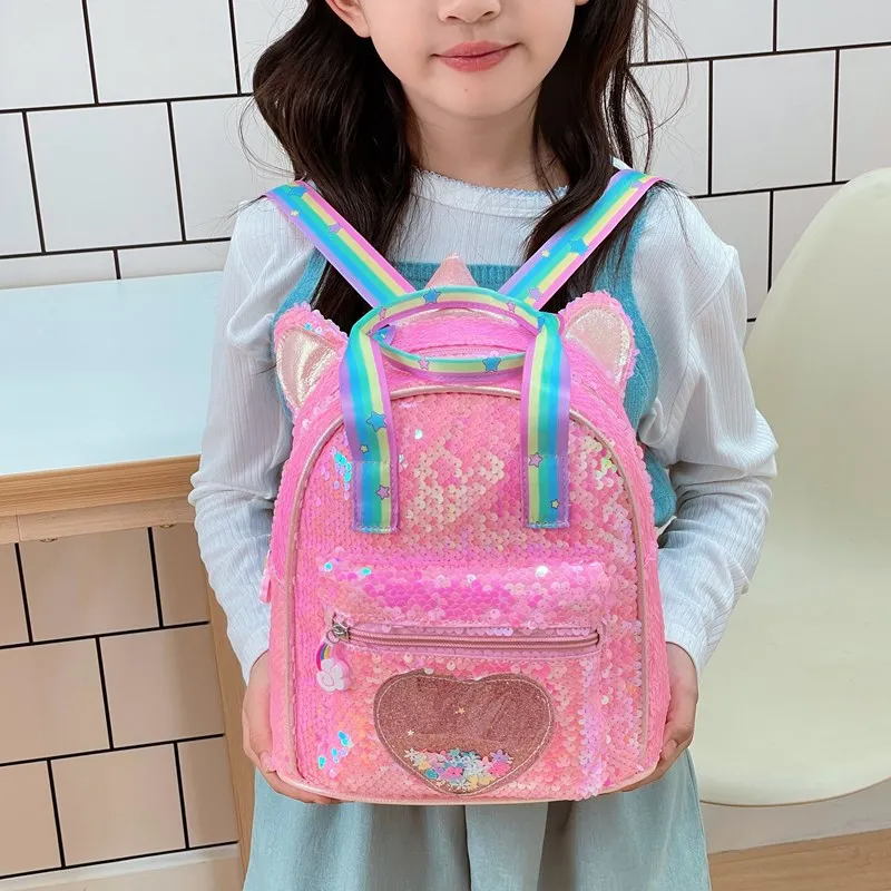 

Рюкзак с героями мультфильмов, милые рюкзаки с единорогом для мальчика, принцессы, детский рюкзак для девочек, дизайнерские сумки, школьные сумки, дорожная сумка Рюкзак 백팩