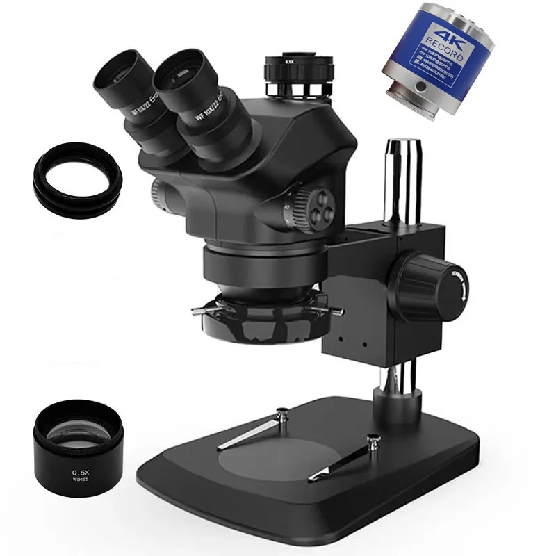 

Mobile Repair Stereo Microscopio 6 Gear Zoom 7-50X Trinocular Video Recording Microscope