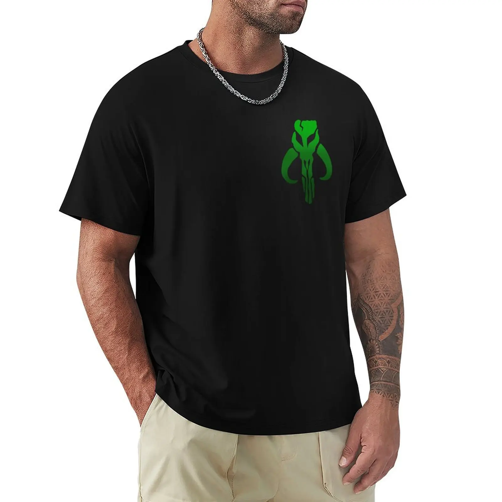 

Mythosaur Skull in Green T-Shirt Soft Cotton Print T-Shirt