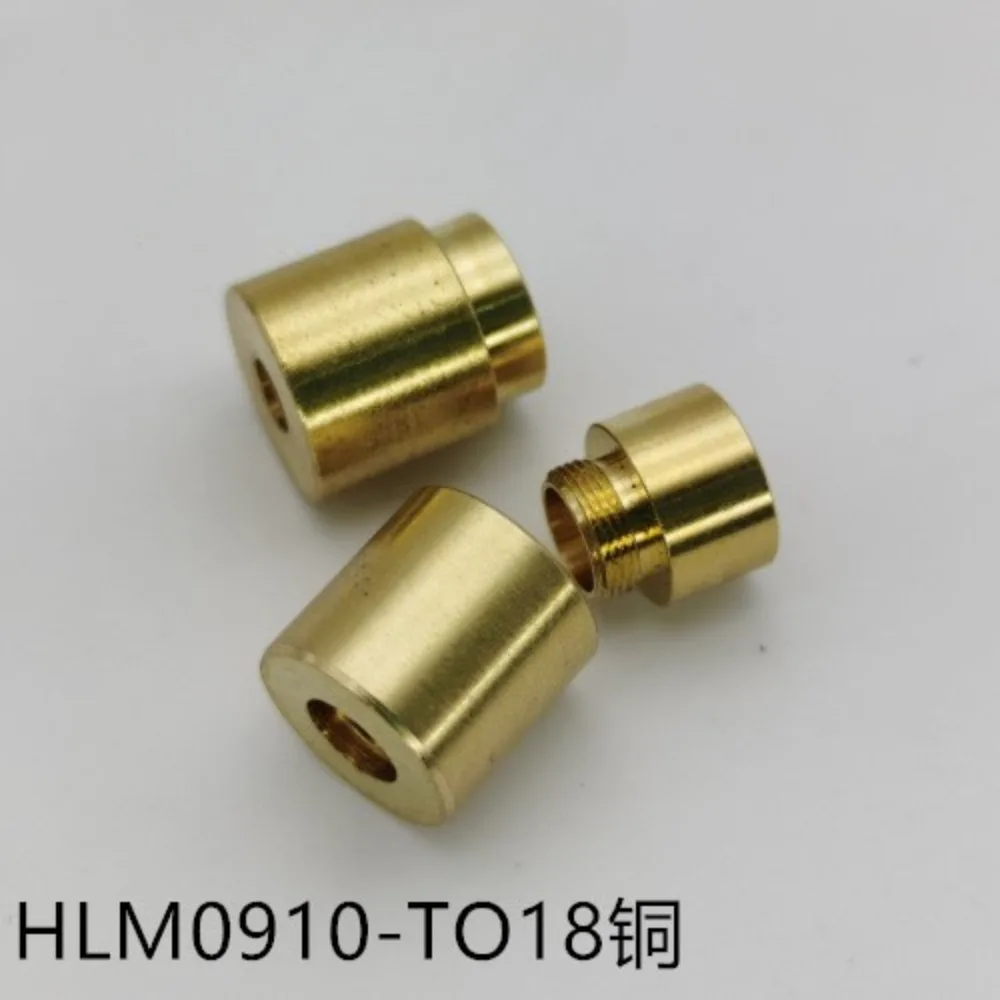 Sedile del tubo laser TO18 da 5,6 mm, accessori del modulo laser hardware in rame diametro 6 mm 8 mm 9 mm 10 mm