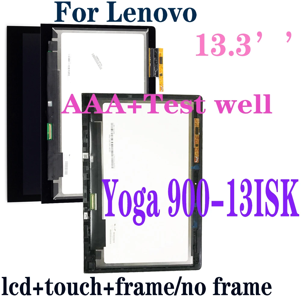 

13.3 Inch Yoga 900 LCD For Lenovo Yoga 900 13ISK 80MK 900-13ISK2 80UE LTN133YL05 LCD Display IPS Touch Screen Digitizer + Bezel