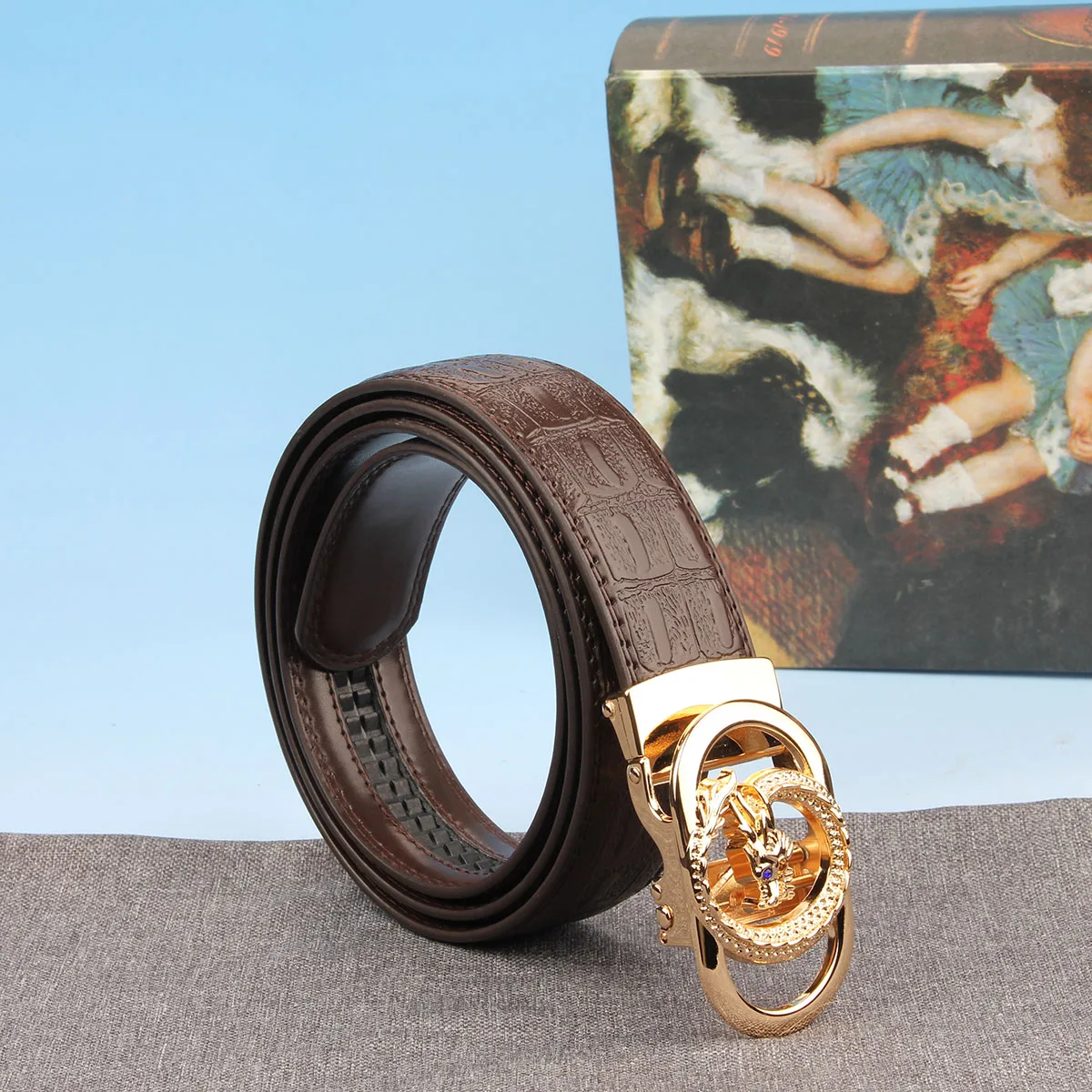 Belts Women Luxury Famous High Quality Dress PU Leather Automatic Buckle Brand Designer Female Belt Multi colored New