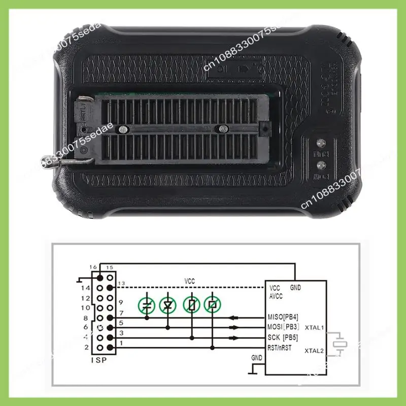 

Y19A T48 TL866-3G программатор + кабель ISP поддержка 31000 + Ics для SPI/Nor/NAND Flash/EMMC BGA153/162/169/100/221 TSOP/SOP/PLCC