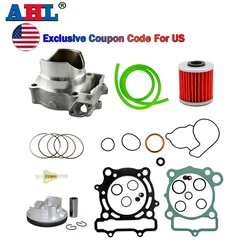 AHL Motorcycle STD 77mm Cylinder Piston Rings Gaskets Kit For KAWASAKI KXF250 KX250F 2004-2008 For Suzuki RMZ250 RMZ 250 04-06