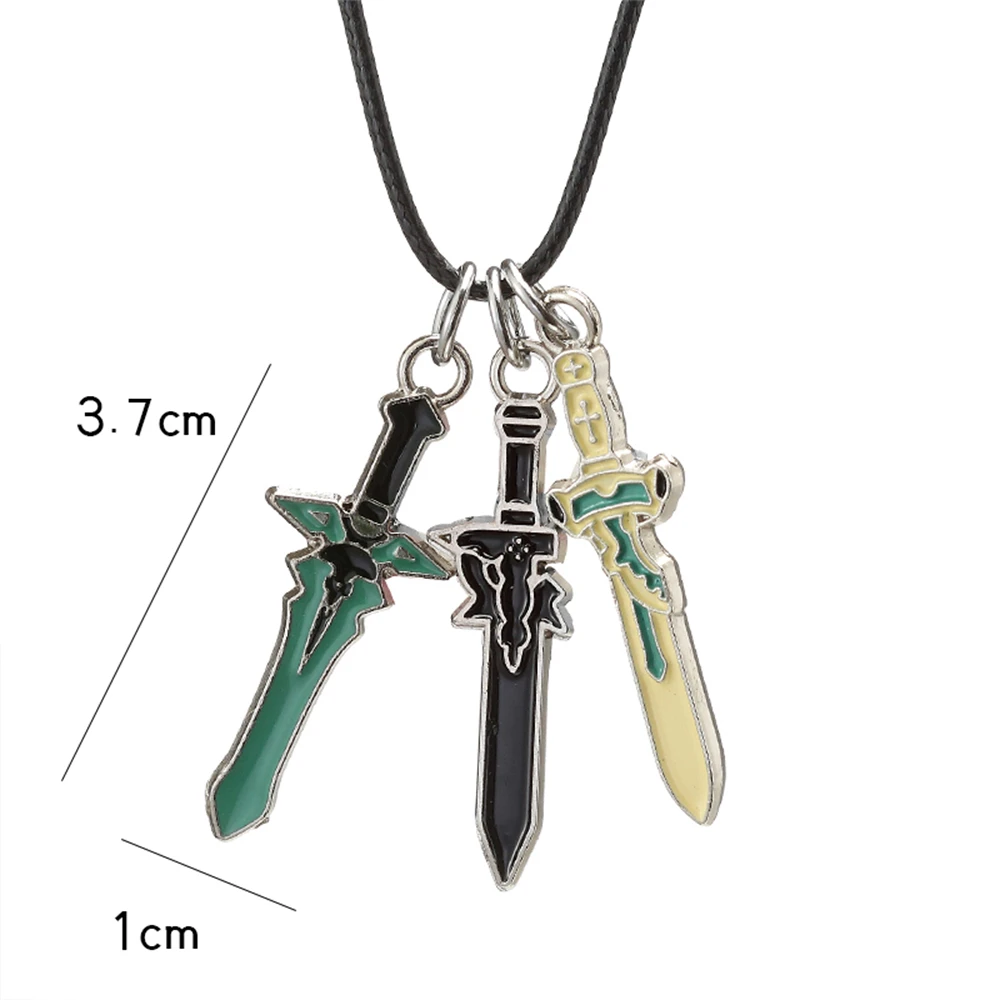 Sword Art Online Keychain SAO Asuna Kirito Elucidator DARK REPULSER Keyring for Men Anime Accessories Key Chain Pendant llaveros