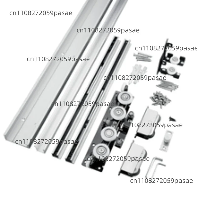 Hardware Accessories Ghost Door Invisible Track Hidden Sliding Door Sliding Door Buffer Hanging Rail No Track