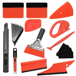 ValueMax Car Window Tint Film Tool Kits Scraper Cutter Wiper Blade Plastic Wrap Tool Car Wrapping Tools Car Accessories