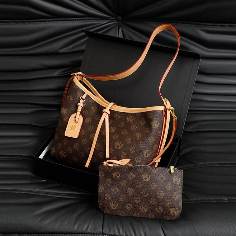 Hochwertige Designer-Umhängetasche für Damen, Premium-Leder-Schulterhandtaschen, elegante Tragetasche für den täglichen Gebrauch