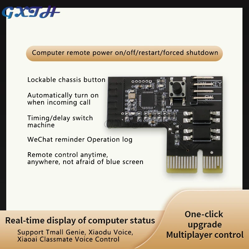 Computer Remote Power On And Off Mobile Phone Remote WIFI Control Computer Power On Blue Screen Restart Timing Delay Shutdown