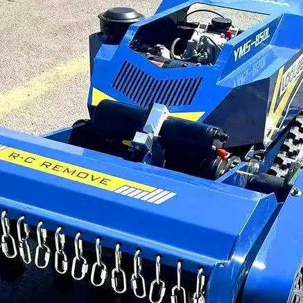 

Customized all terrain grass crusher track remote control robot lawn mower, cutting width 800/1000mm