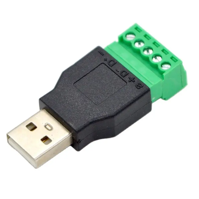 

10pcs Hot Sell New USB Connector USB2.0 Solder Free Plug, Male and Female, Supports Multiple USB Device Wiring Special Wholesale