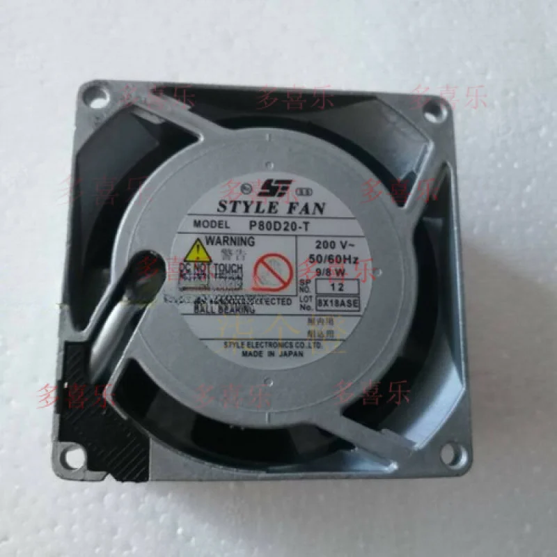 

EE 1 шт. для STYLE FAN P80D20-T 200 В 9/8 Вт 8 см охлаждающий вентилятор