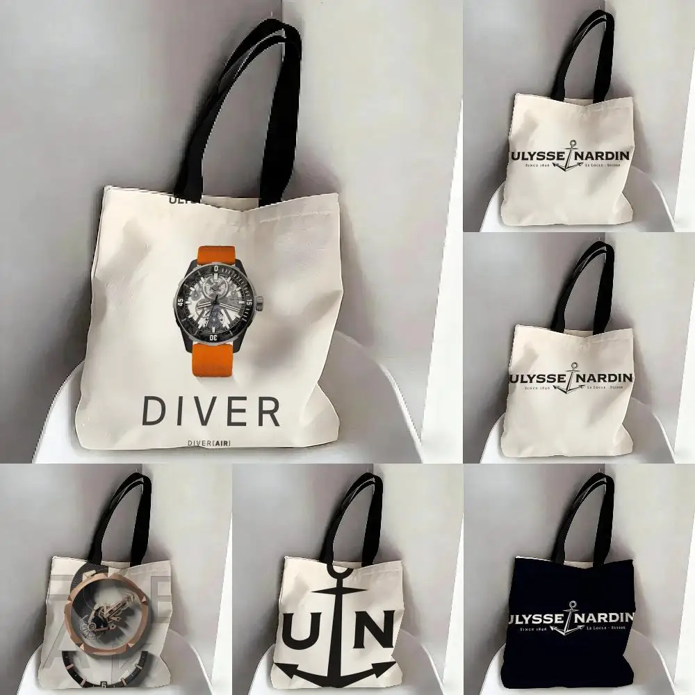 High-end mens matching U-Ulysse Nardin Large Capacity Tote Bag Beautiful Decoration Stylish Shoulder Bag for Women
