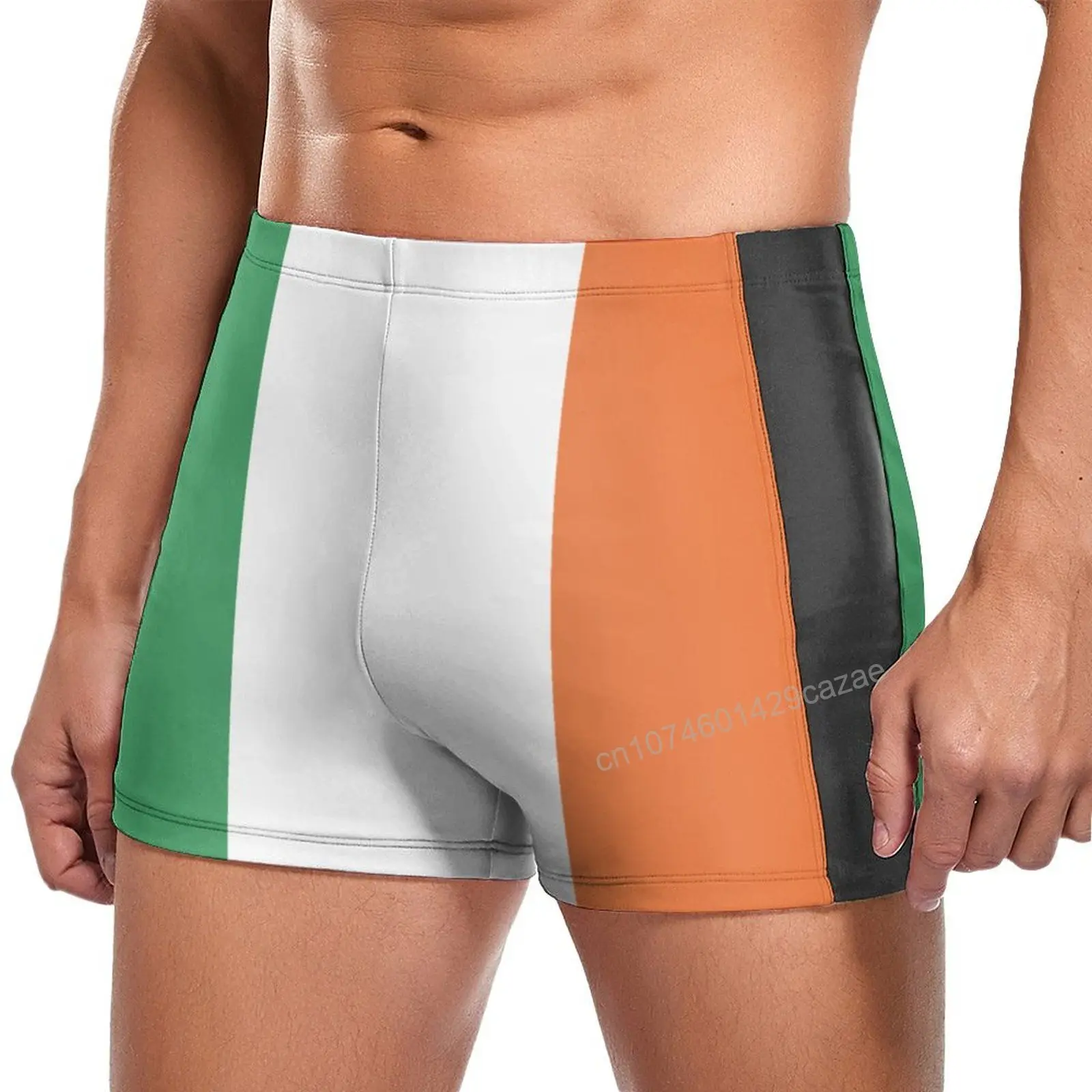 Swimming Trunks Ireland Flag Quick Dry Shorts For Men Swim Beach Short Summer Gift