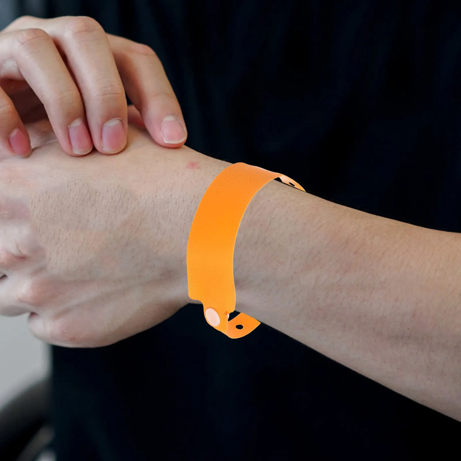 30 Uds. De identificación manuscrita impermeable de Pvc, ajuste ajustable para hospitales, bares, parques acuáticos, parques de atracciones, eventos para eventos imprimibles