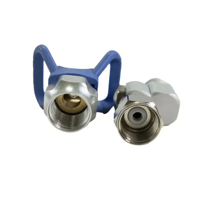 Airless spray cleaning valve 287036 with high-pressure spray gun swivel cut-off value adapter connector
