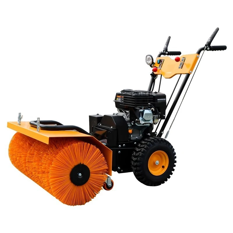 Hand push snowplow Small hand support snowplow Industrial sweeper Property community Road Multifunctional snowplow