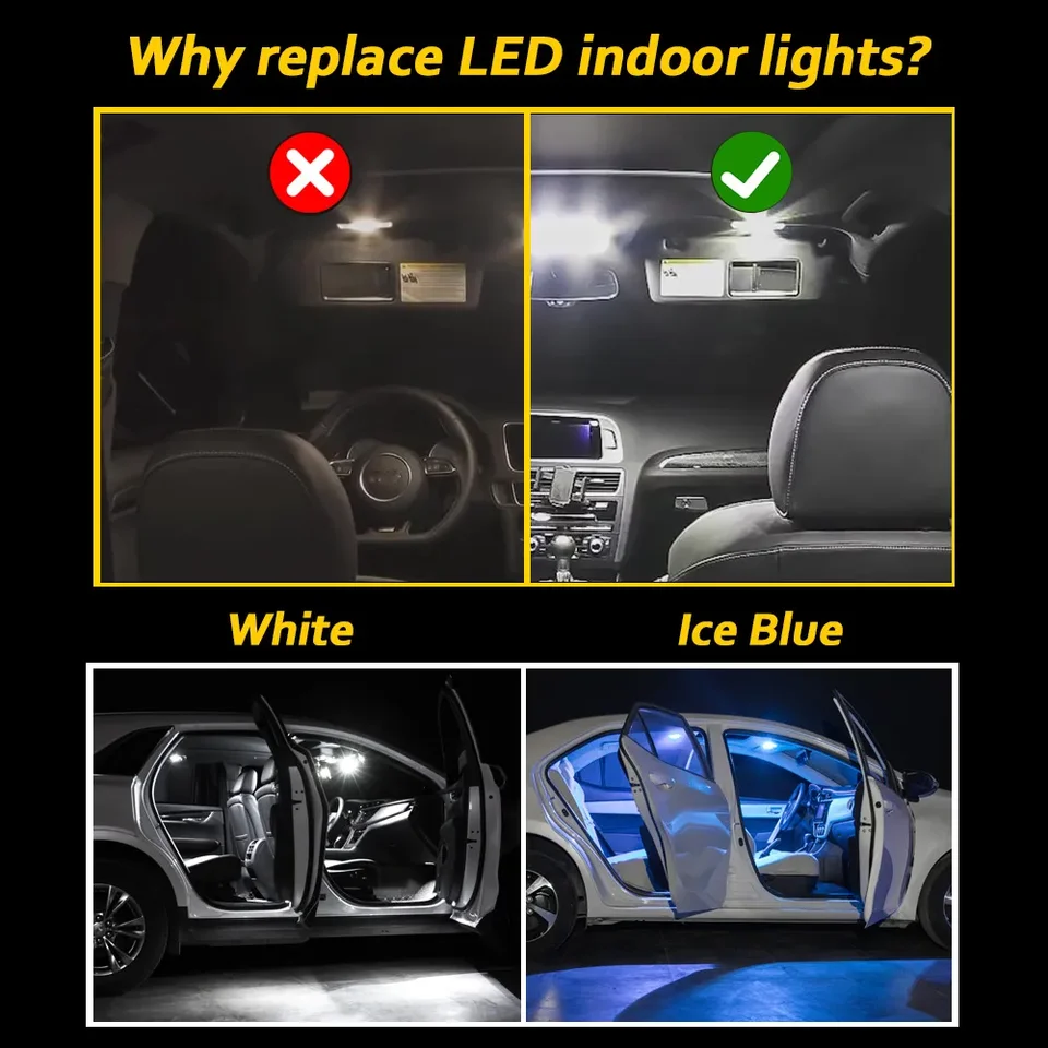TPKE 9Pcs LED Interior Map Dome Light Kit For Hyundai i10 Grand i10 N Line 2007 2017 2018 2019 TPKE 9Pcs LED Interior Map Dome Light Kit For Hyundai i10 Grand i10 N Line 2007 2017 2018 2019