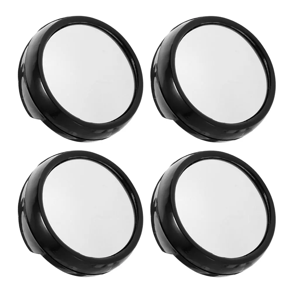 

4 Pcs Computer Magnifying Glass Mirror to See behind You Boat Convex Car Interior Rear View