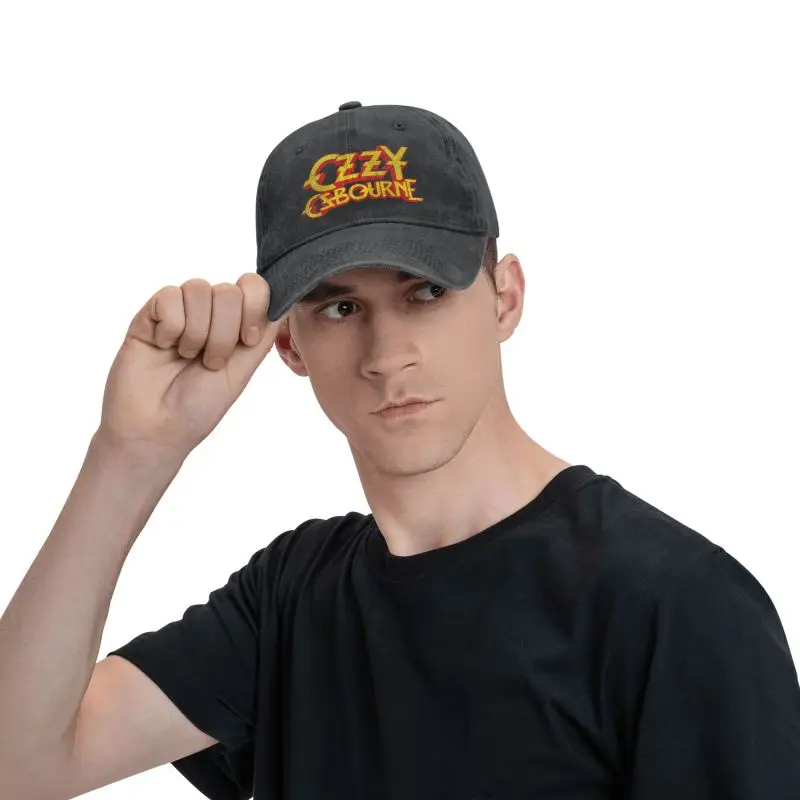 Custom Heavy Metal Rock Ozzy Osbourne Baseball Cap Sun Protection Cotton Snapback Caps Women Men's Adjustable Dad Hat