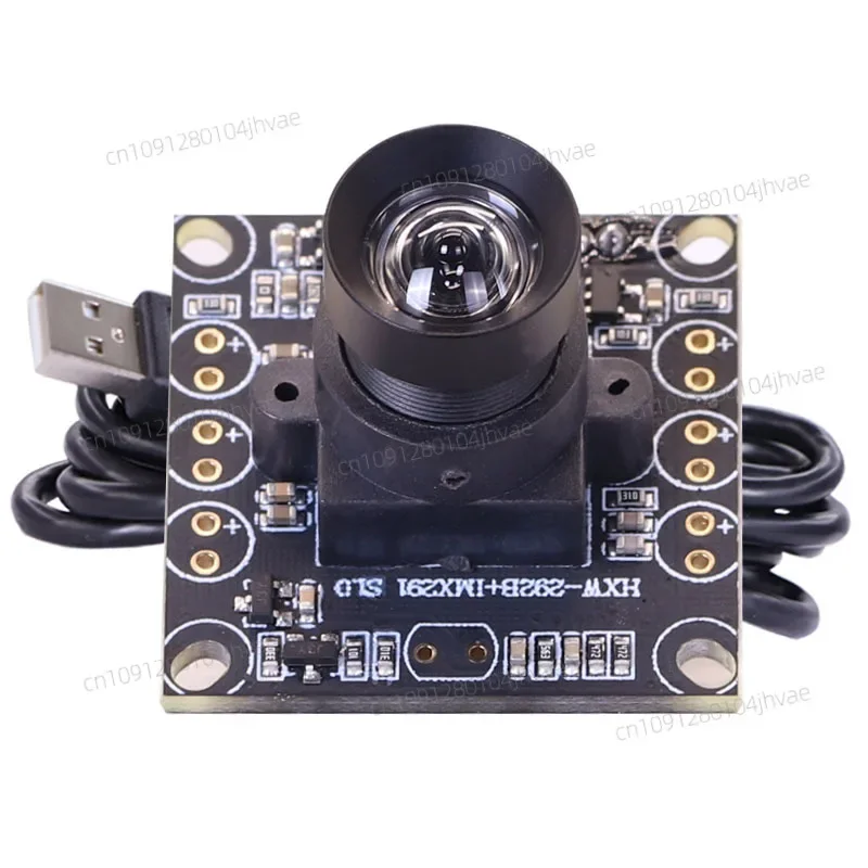 

20251080P_IMX291 4mm 90° distortionless HD UVC starlight Black light night vision coms IR usb industrial camera module