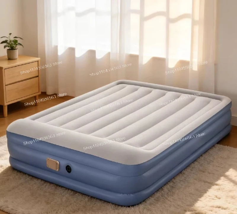 Double-person 56CM thick inflatable mattress, single-person automatic portable air bed
