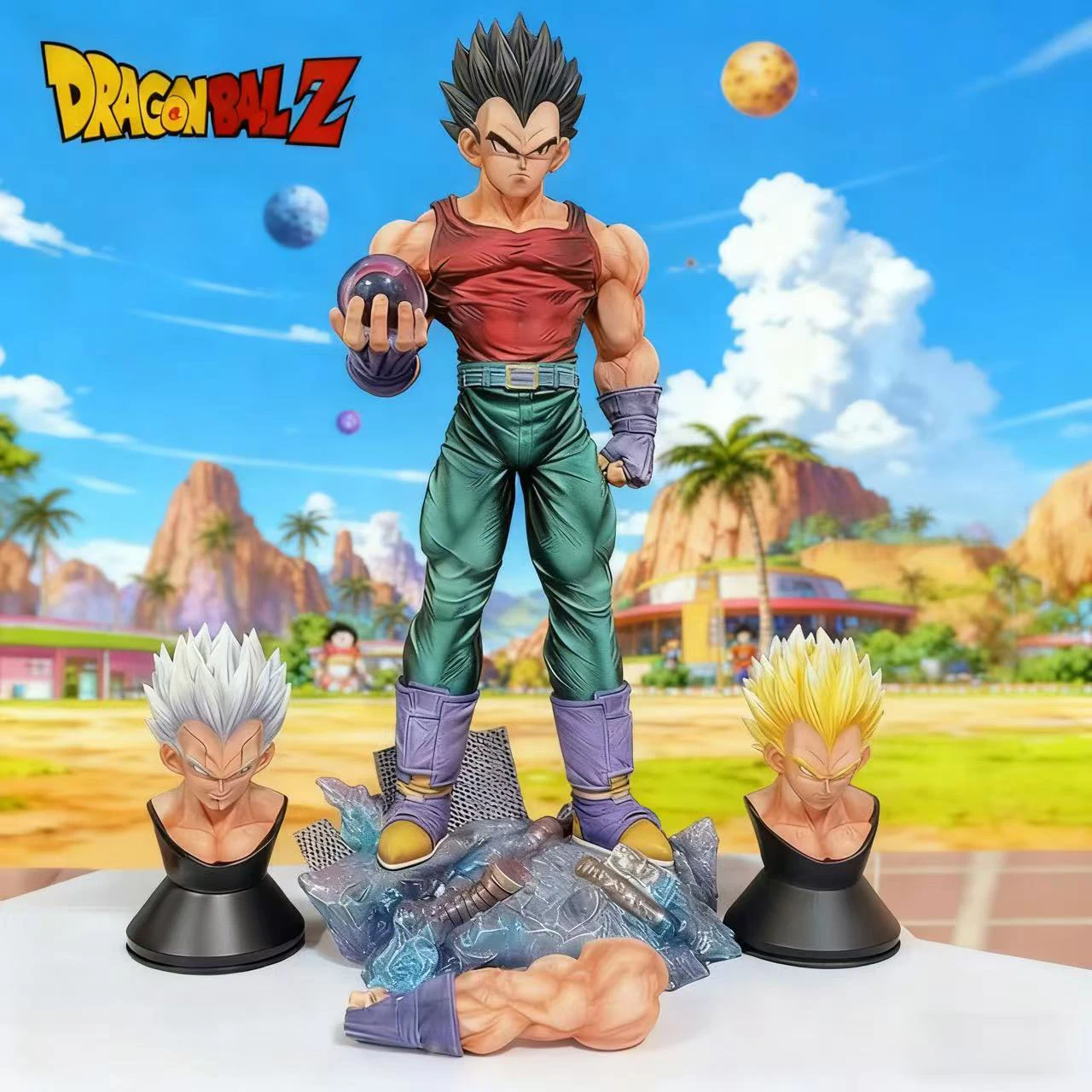 

31cm/12.2inch Dragon Ball Gt Baby Vegeta Figure Replace Heads Arms Pvc Action Figures Gk Statue Collectible Model Toys Fgifts