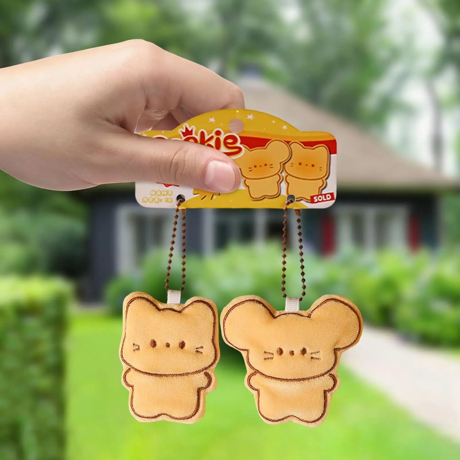 Plush Bag Charm 2 Pieces Animal Wallet Pendants Portable Bag Pendant For Kids Teens Adults Backpacks Wallets Students Collectors