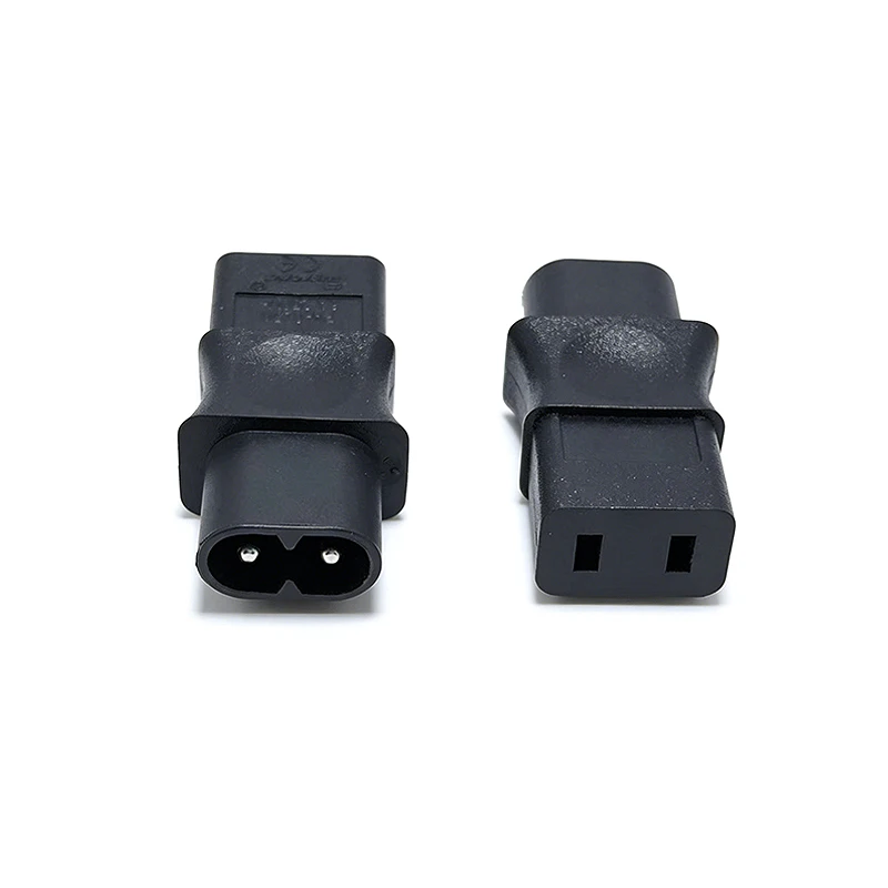 IEC 320 C8 Male To IEC 320 C9 2 Pin Female AC Adapter 6A /250V