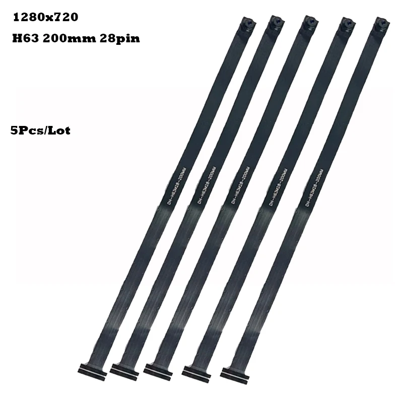 5 قطعة 1MP HD H63 وحدة الكاميرا FF 80 ° MIPI SPI DVP 24/28Pin واجهة 1/4 عدسة 52 مم/70 مم/200 مم طول للأجهزة الذكية