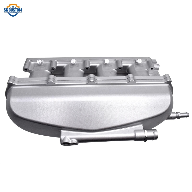 Collettore di aspirazione CNC in alluminio billet personalizzato per motore VW Audi EA113 1.8T 2.0T