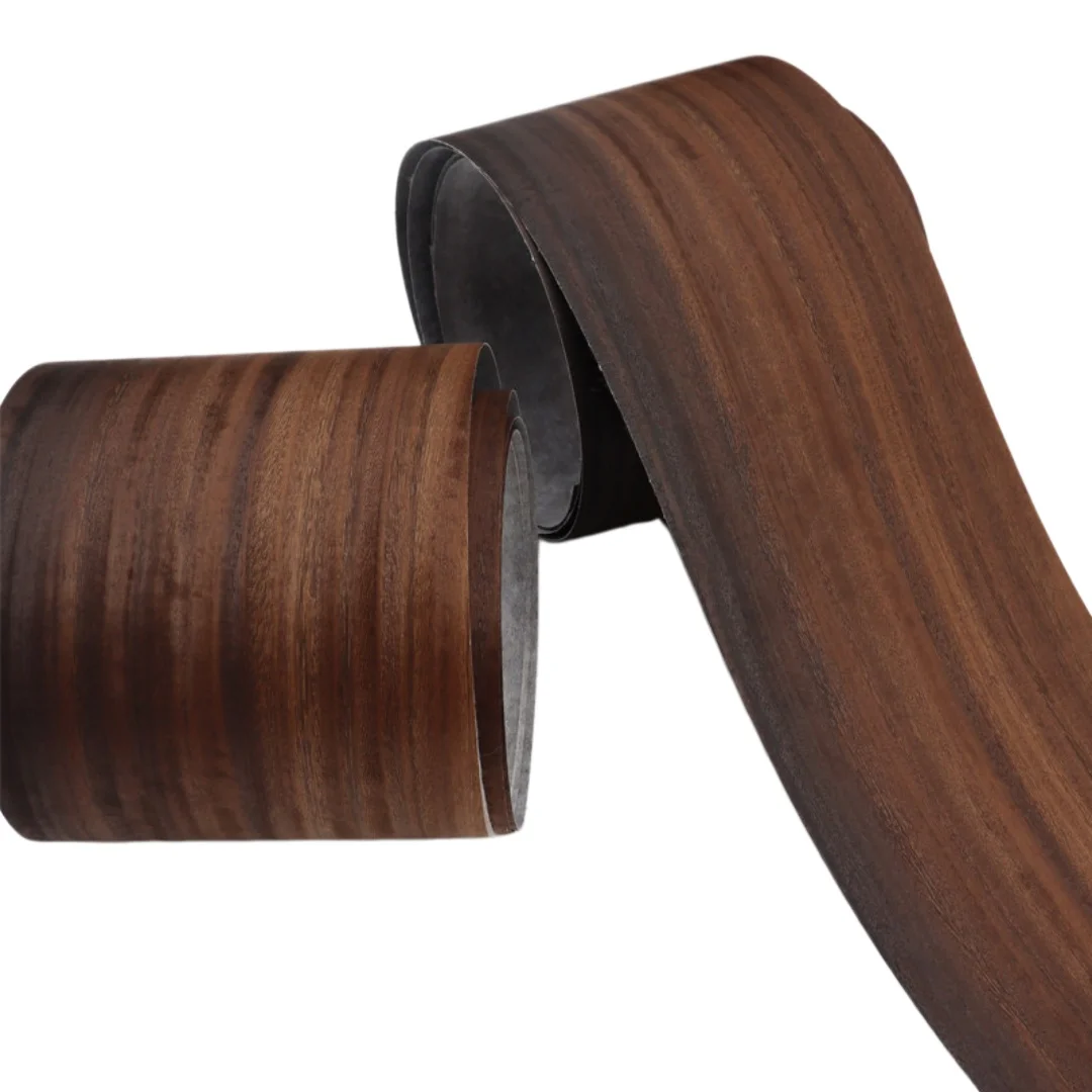Smoked Eucalyptus Veneer, 0.25mm, 250x13cm, For Hotel Lobby & Wood Door.(Backing Non-woven Fabric)
