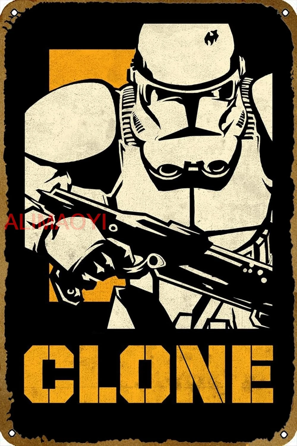 Clone Trooper Movie Poster Metal Tin Sign 8x12 inch Wall Decor Gifts for Home,Street,Bars,Restaurants,Cafes,Store ALA