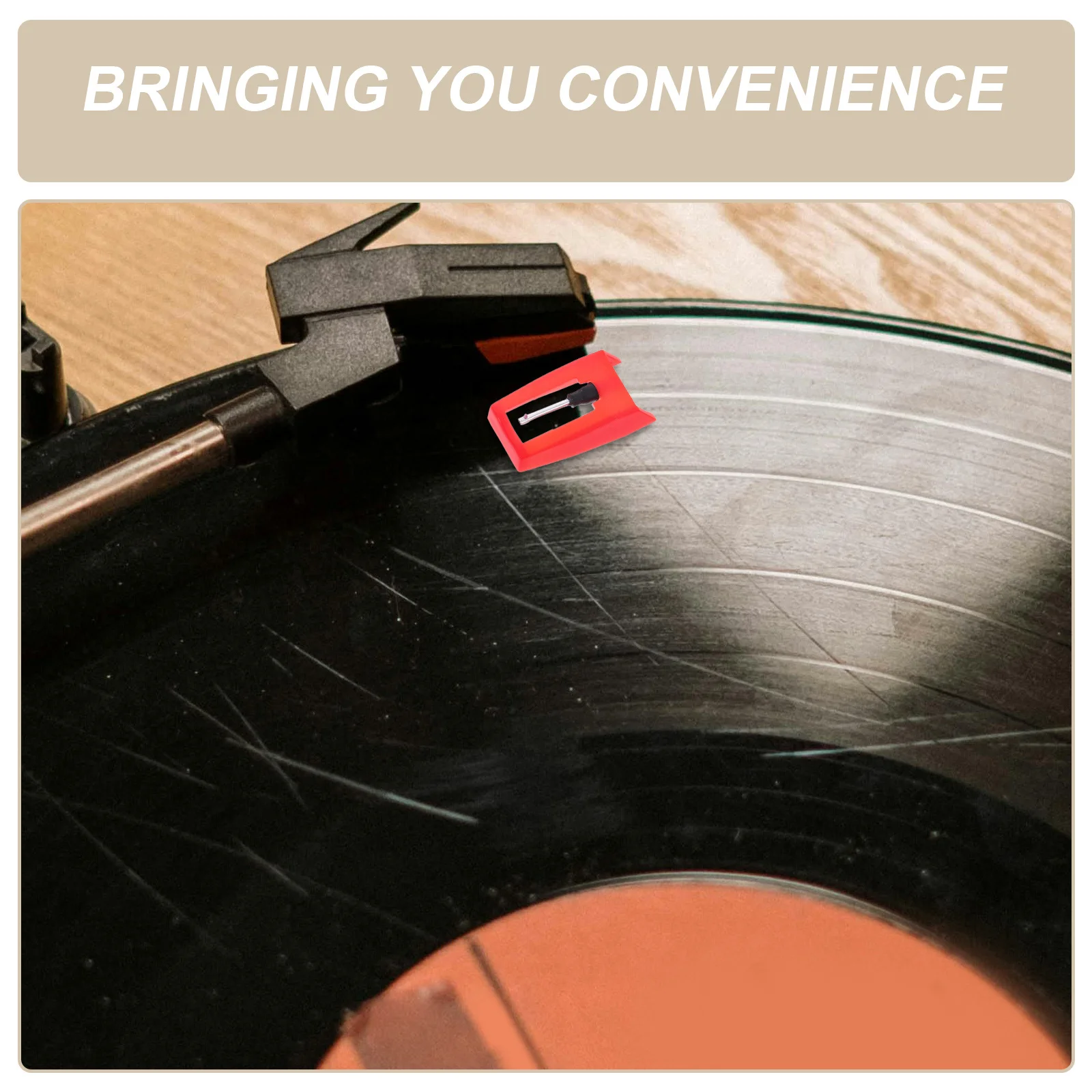 Spazzola stilo per aghi per dischi Il materiale ABS in lega di alluminio garantisce compatibilità ottimale L'ago per giradischi per cetriolo